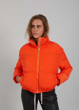 Coster Copenhagen, Short puffer jacket, hot orange